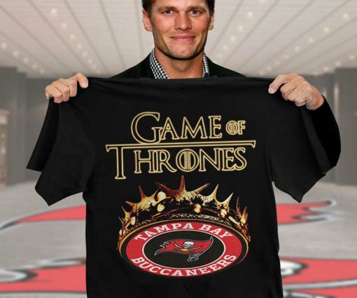 2021 Tampa Bay Buccaneers Game Of Thrones Super Bowl 55 Florida Tom Brady 12 NFL Football Team Fan Unisex Trending Sport tshirt back