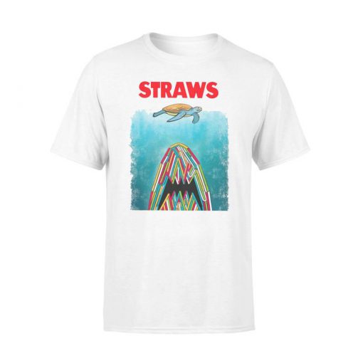 Anti Straws T Shirt Save The Sea Turtles Conservation T-Shirt