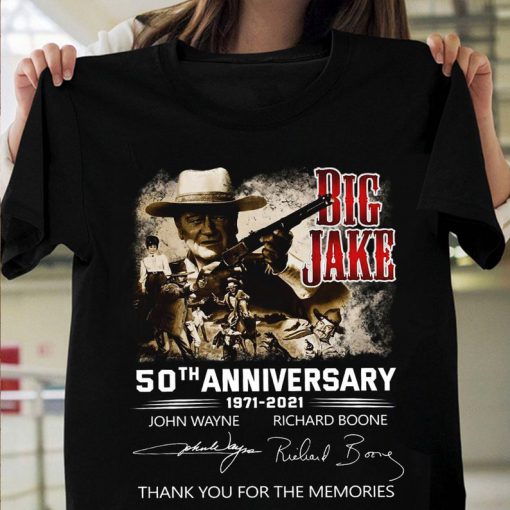 Big Jake 50th Anniversary 1971 2021 Thank You For The Memories Fan Lover Unisex tshirt