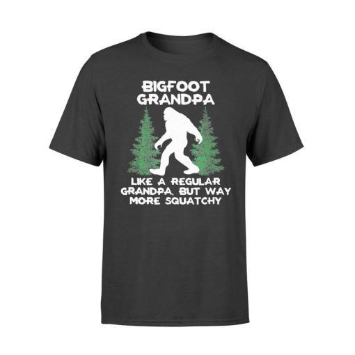 Bigfoot Grandpa T-Shirt Funny Sasquatch Gift