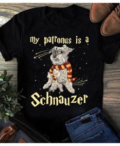 Christmas Gift My Patronus Is A Schnauzer Dog Lover Unisex Trending tshirt