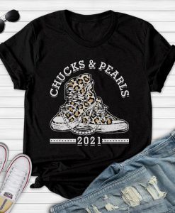 Chucks And Pearls leopard Shirt, 2021 Inauguration Day Shirt