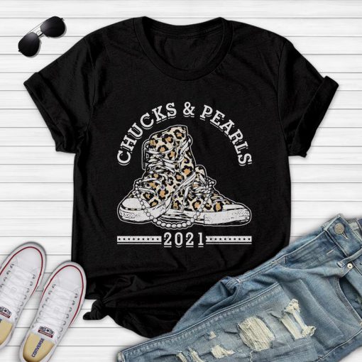 Chucks And Pearls leopard Shirt, 2021 Inauguration Day Shirt