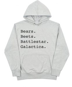 Dwight Schrute Hoodie-The Office Hoodie- Bears Beets Battlestar Galactica Hoodie