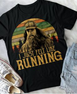 Forrest Gump I Just Felt Like Running Vintage Retro T-Shirt