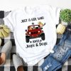 Just A Girl Who Loves Jeeps and Dogs Unisex Trending Tshirt