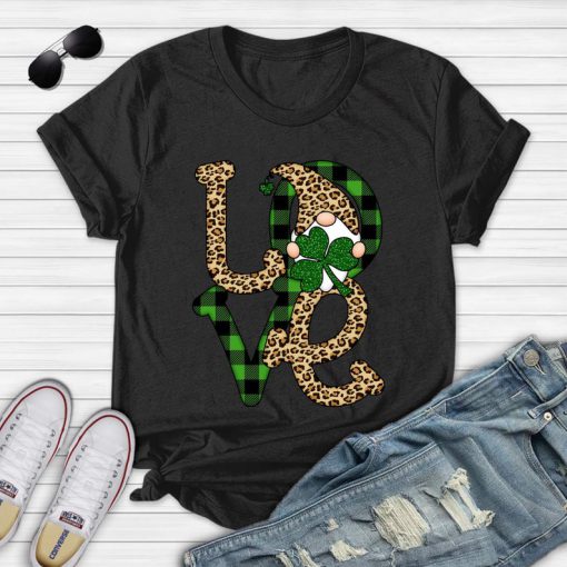 LOVE St. Patricks Day Shirt Gnomes Shirt