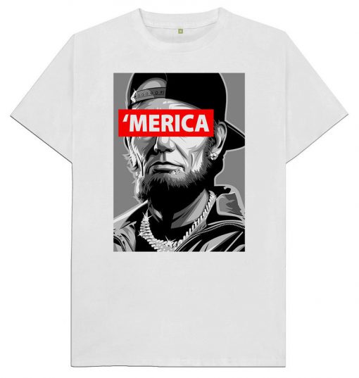 Merica USA America Abraham Lincoln T Shirt