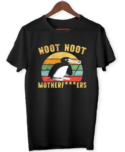 Noot Noot Motherfuckers Funny Novelty Penguin Pingu Joke Classic Meme - Mens Womens Unisex T-Shirt