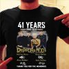 Official 42 Years 1980 2021 Depechemode Martin Signatures Trending Unisex tshirt