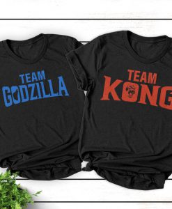 Official Team kong, Official Team God.zilla. Shirt, couple tshirt