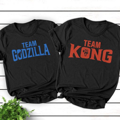 Official Team kong, Official Team God.zilla. Shirt, couple tshirt