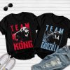 Official Team kong, Official Team God.zilla. T-Shirt, couple tshirt