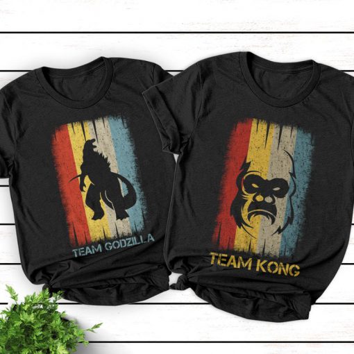 Official Team kong, Official Team God.zilla. TShirt, couple tshirt