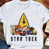Snoopy The Peanuts Family Mashup Star Trek Unisex Tshirt