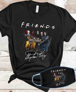 Stephen King Horror FRIENDS Shirt, Funny Character Halloween T Shirt