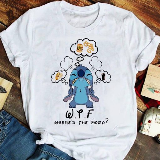 Stitch WTF Where’s The Food,Stịch lover Trending Unisex tshirt