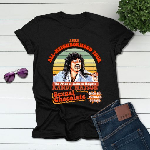 T-Shirt Sexual Chocolate Randy Watson Coming to America Eddie Murphy Zamunda Prince Fun Funny Retro Vintage