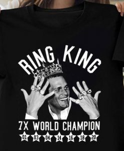 Tampa Bay Buccaneers Tom Brady Ring King 7X World Trending Unisex Tshirt