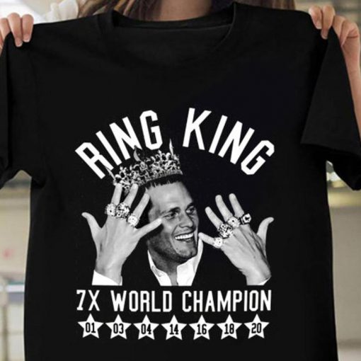 Tampa Bay Buccaneers Tom Brady Ring King 7X World Trending Unisex Tshirt