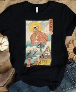 Titan In Edo shirt,Attack On Titan Japan Film Fan Lover Unisex Trending tshirt