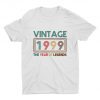 Vintage 1999 Shirt, 21T Birthday, Gift For Birthday