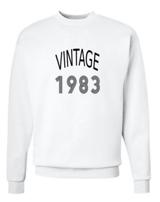 Vintage Date Birthday Sweatshirt