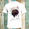 Afro Butterfly Woman Silouette T-Shirt