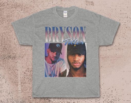 BRYSON TILLER Rap Hip Hop 90s Retro Vintage T Shirt