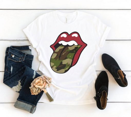 Camo Tongue TShirt