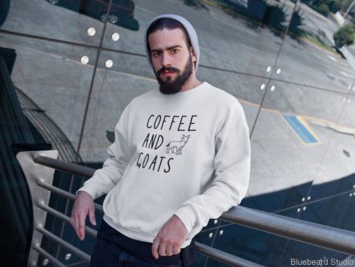 Coffee and Goats Shirt Loungy Sweatshirt