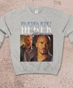 DEREK MORGAN Criminal Minds TV Series Retro Vintage unisex crewneck Sweatshirt