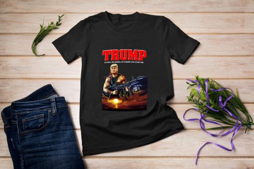 DONALD TRUMP RAMBO Gift Birthday Christmars T Shirt