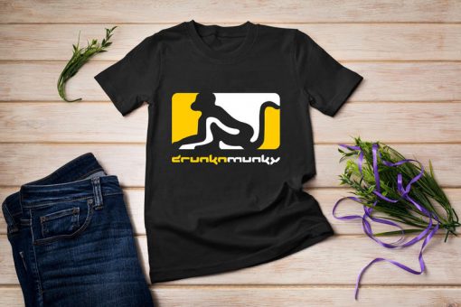 DRUNKNMUNKY LOGO Gift Birthday Christmars T Shirt