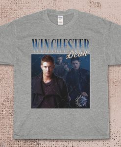 Dean Winchester Supernatural Movie fan Vintage Throwback T-shirt