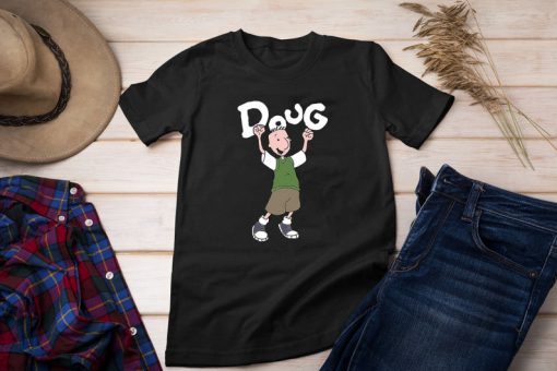 Doug Cartoon Logo Gift Birthday Christmars T Shirt