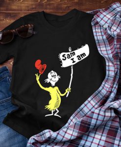 Dr Seuss Sam I Am Logo Gift Birthday Christmars T Shirt