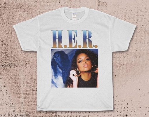 Gabriella Wilson aka H.E.R. RnB Rap Hip Hop 90s Retro Vintage T-shirt