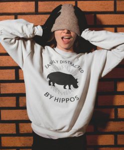 Hippo shirt Unisex Sweatshirt