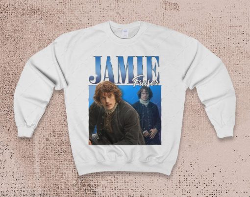 Jamie Fraser Outlander Tv Show Homage unisex crewneck Sweatshirt