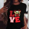 Love Valentine Yoda Valentine 2021 T shirt