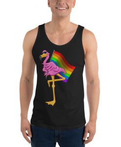 Pride Flamingo Unisex Tank Top