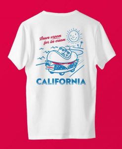 SONIC STATE CALIFORNIA Tshirt back