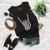 Skeleton Hand Vintage Halloween Flowy FestivalTank Top