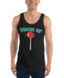 Suck It Sucker Emoji Unisex Tank Top