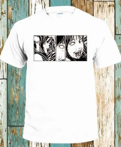 Tomie Monthly Halloween Revenge 90s Horror Cartoon Japanese Manga Junji Ito T Shirt