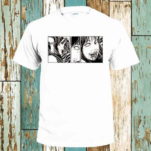 Tomie Monthly Halloween Revenge 90s Horror Cartoon Japanese Manga Junji Ito T Shirt