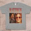 Vintage Matthew Gray Gubler Rap Hip Hop 90s Retro Criminal MInds T Shirt