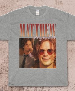 Vintage Matthew Gray Gubler Rap Hip Hop 90s Retro Criminal MInds T Shirt