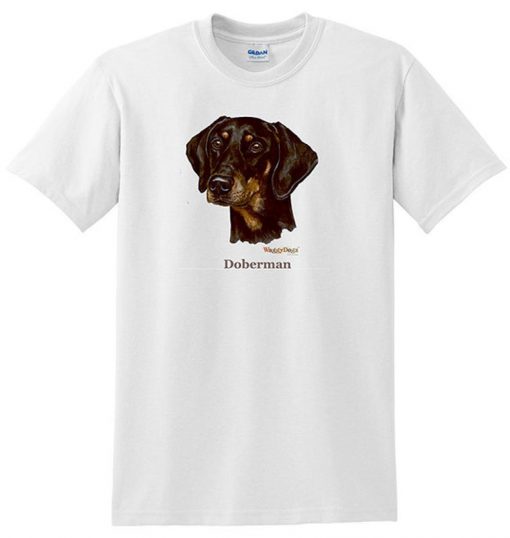 Waggy Dogz Doberman (n) (cd83) Dog Breed tshirt